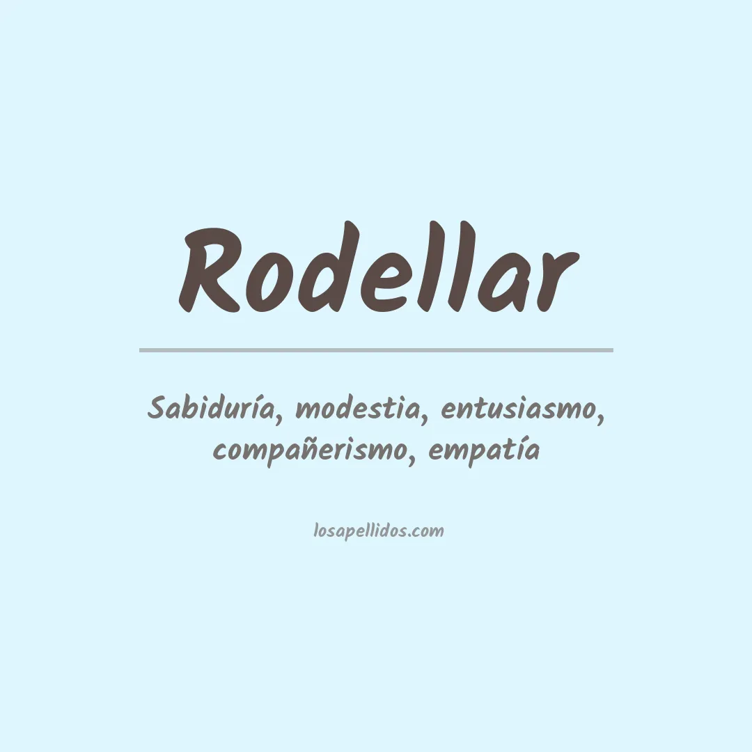 Apellido Rodellar