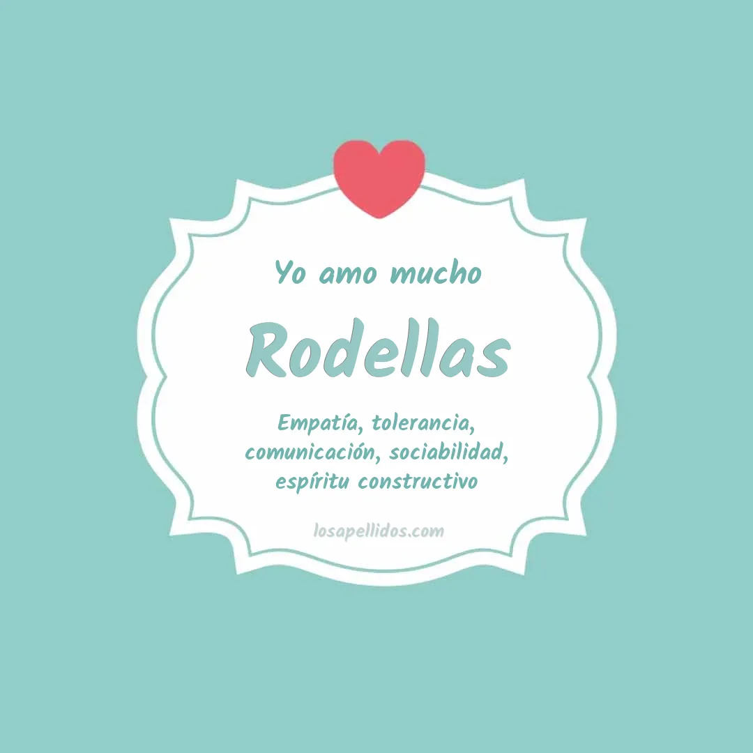 Yo amo mucho Rodellas
