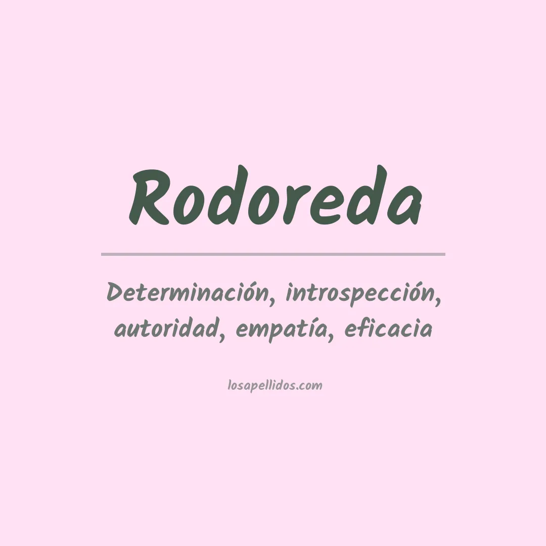 Apellido Rodoreda