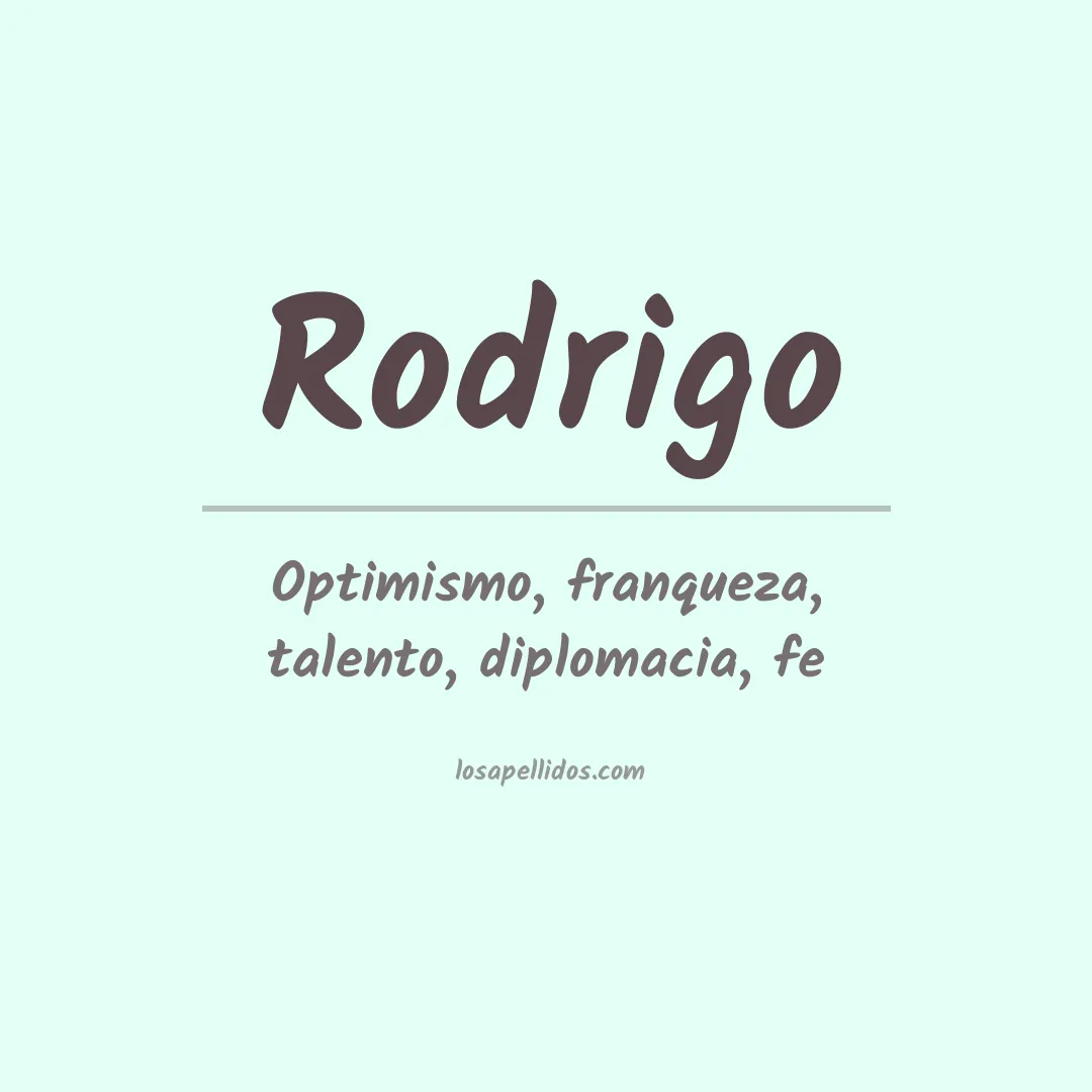 Apellido Rodrigo