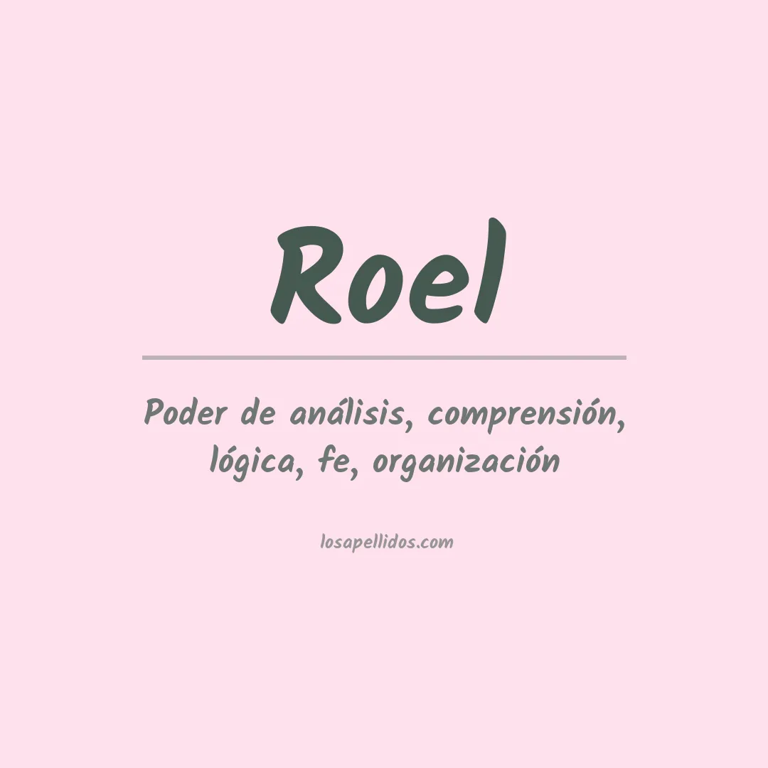 Apellido Roel