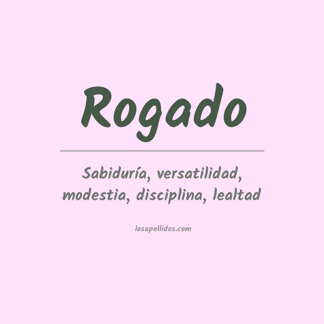Apellido Rogado