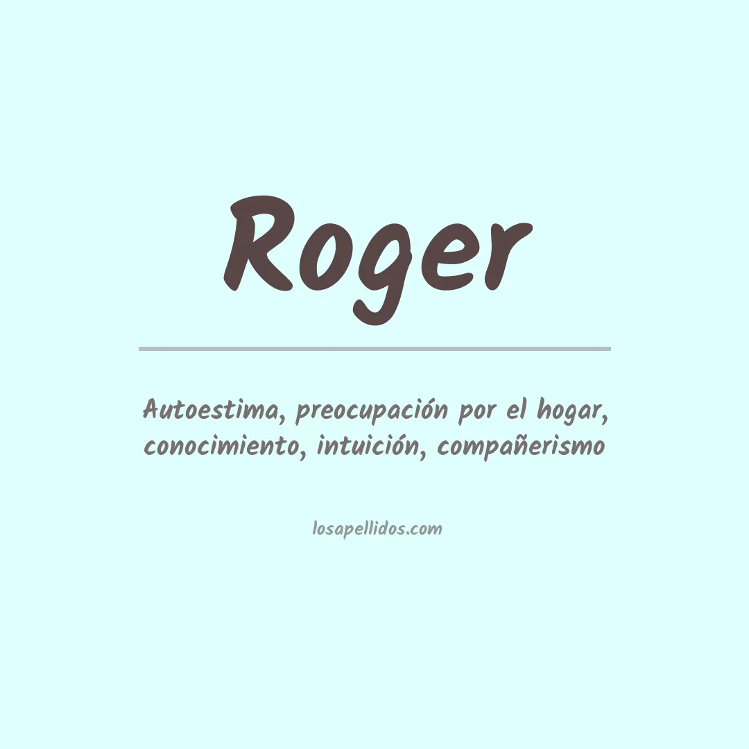 Apellido Roger