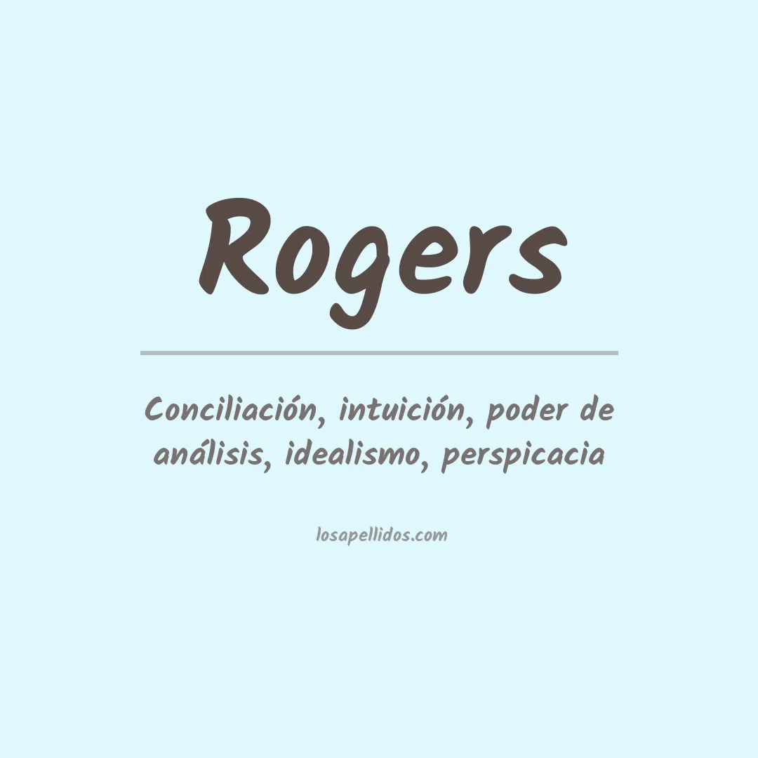 Apellido Rogers