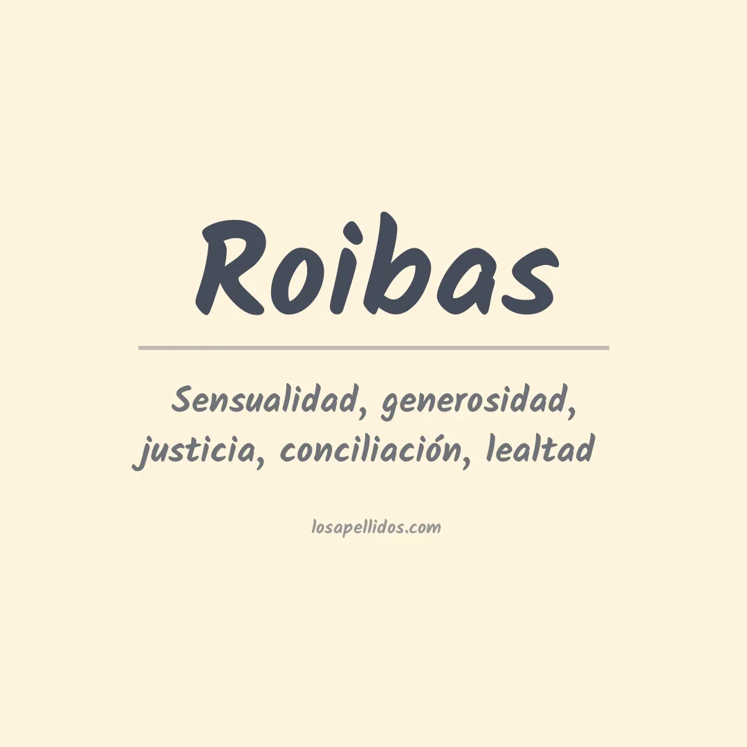 Apellido Roibas