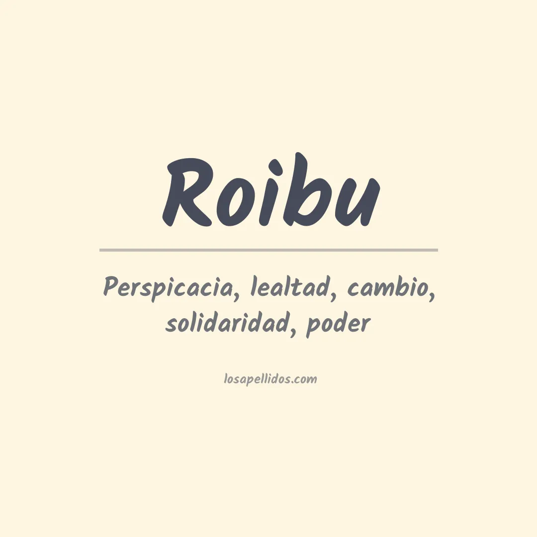 Apellido Roibu