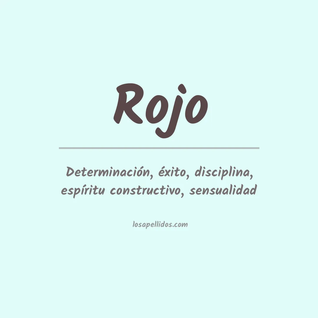 Apellido Rojo