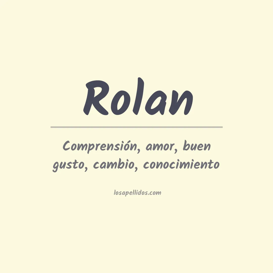 Apellido Rolan