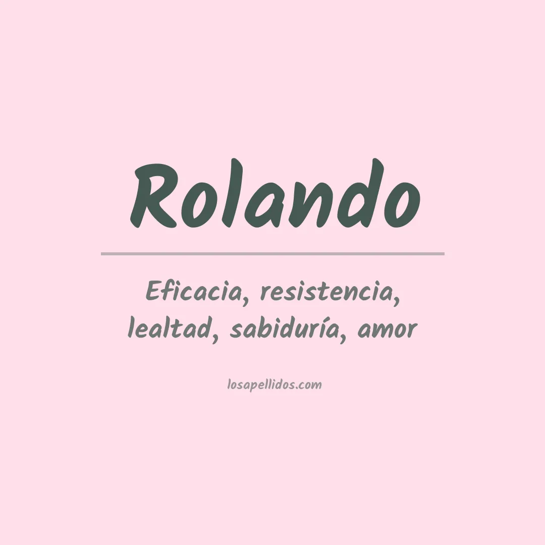 Apellido Rolando