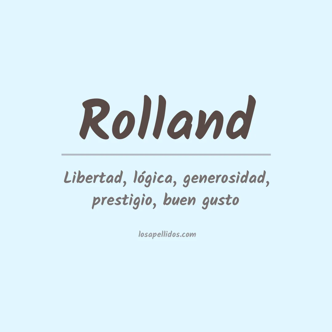Apellido Rolland