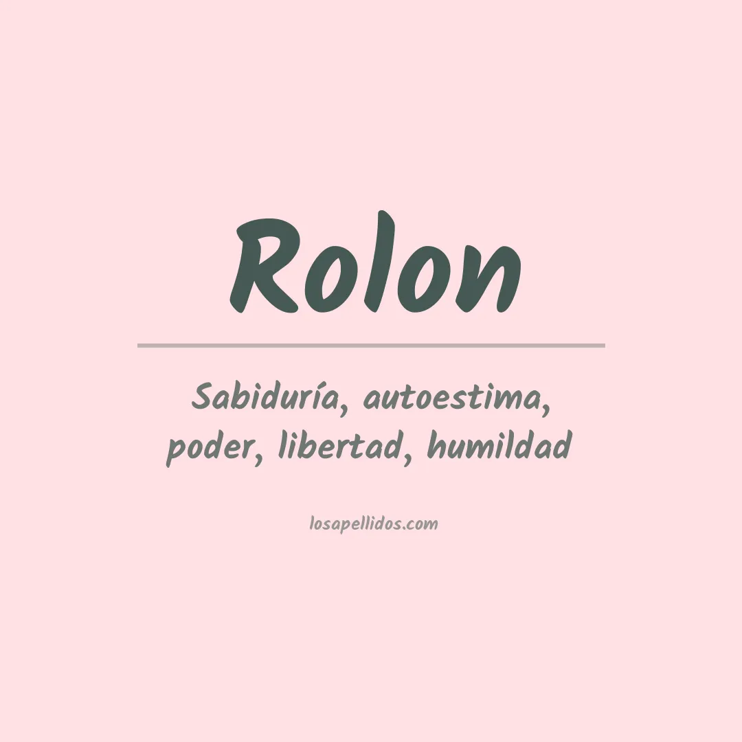 Apellido Rolón