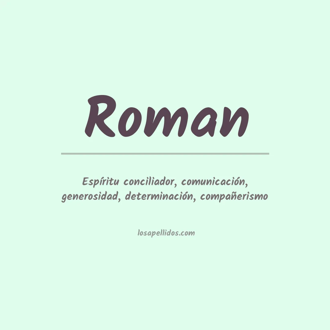 Apellido Román