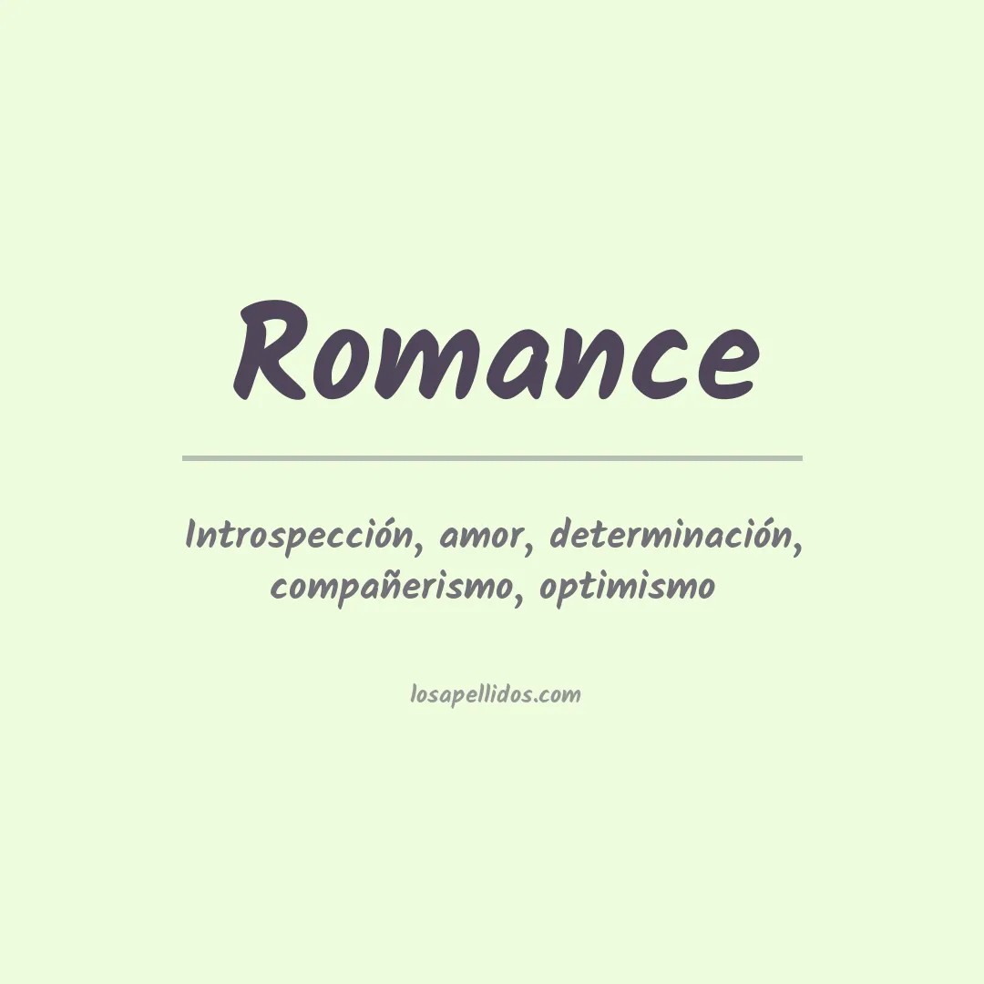 Apellido Romance