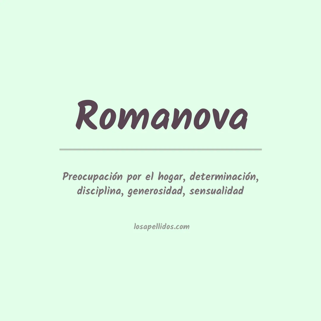 Apellido Romanova