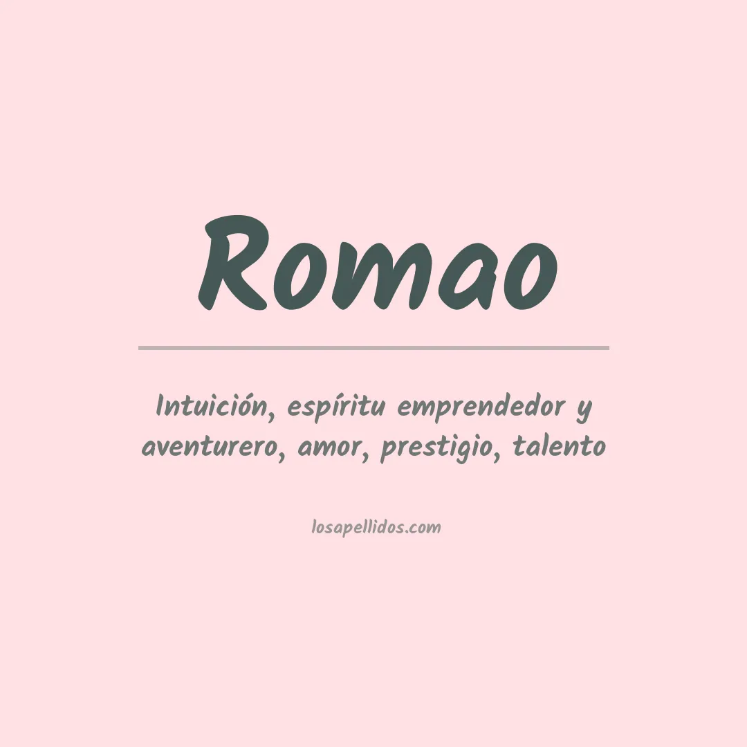 Apellido Romao