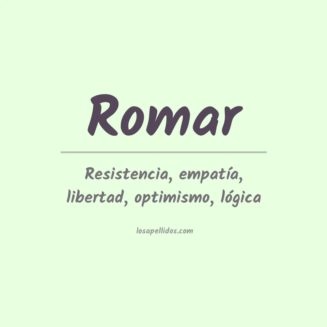 Apellido Romar