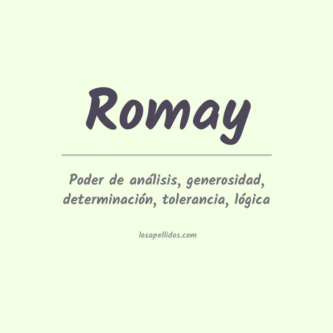 Apellido Romay
