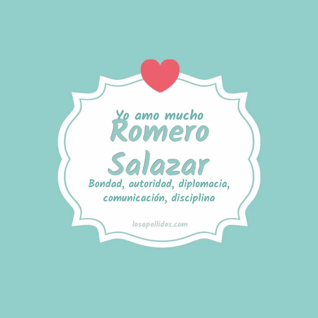 Yo amo mucho Romero salazar