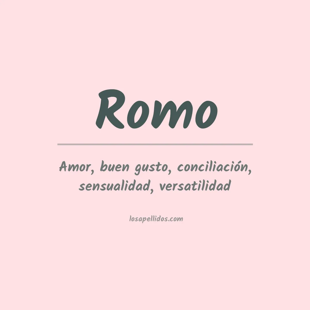 Apellido Romo