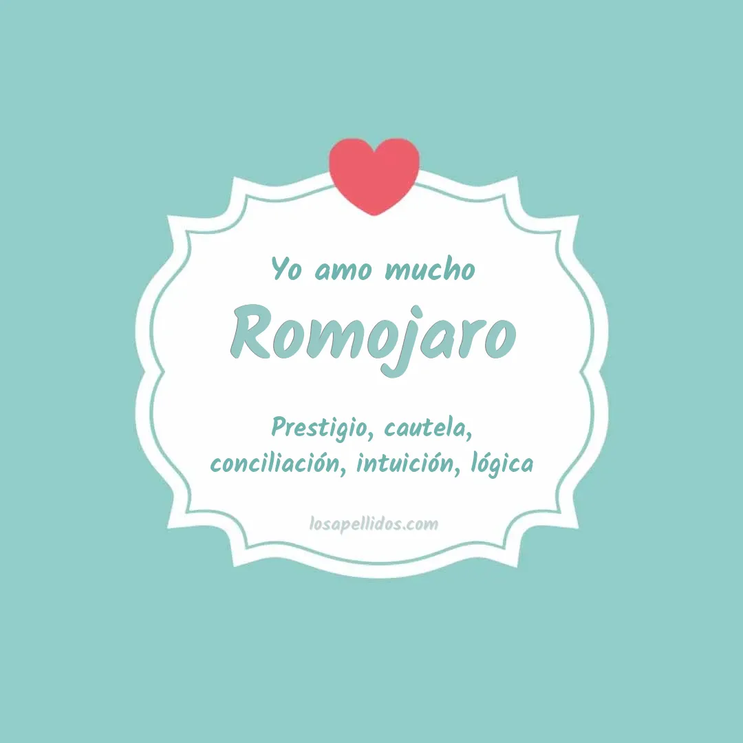 Yo amo mucho Romojaro