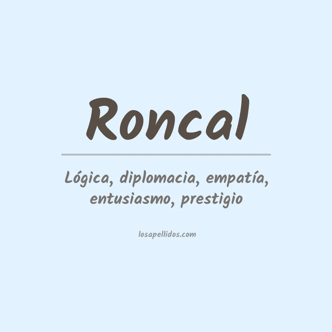 Apellido Roncal