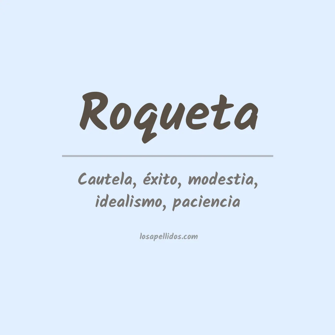 Apellido Roqueta