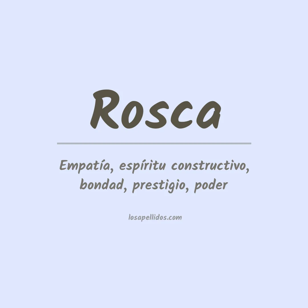 Apellido Rosca