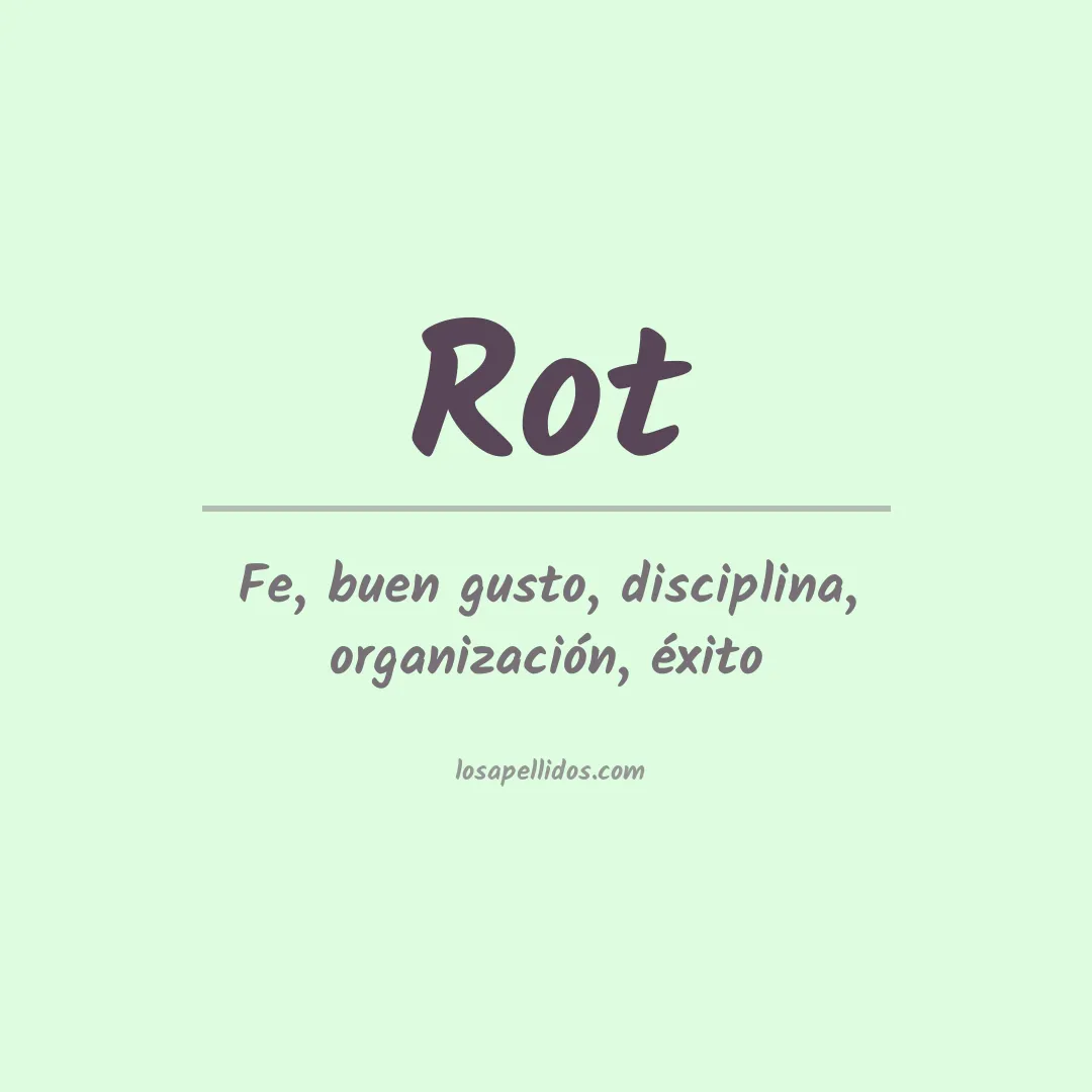 Apellido Rot