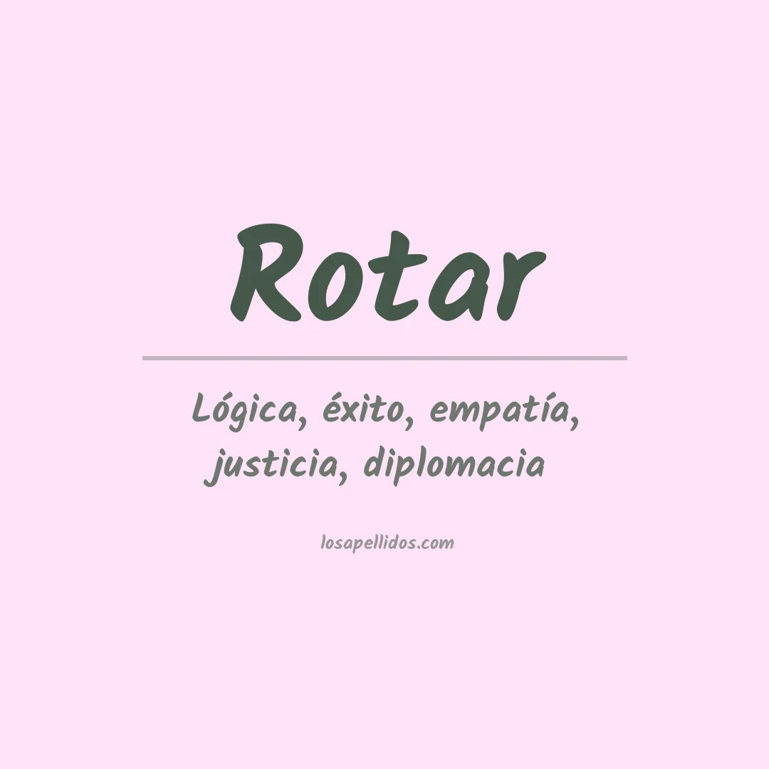 Apellido Rotar