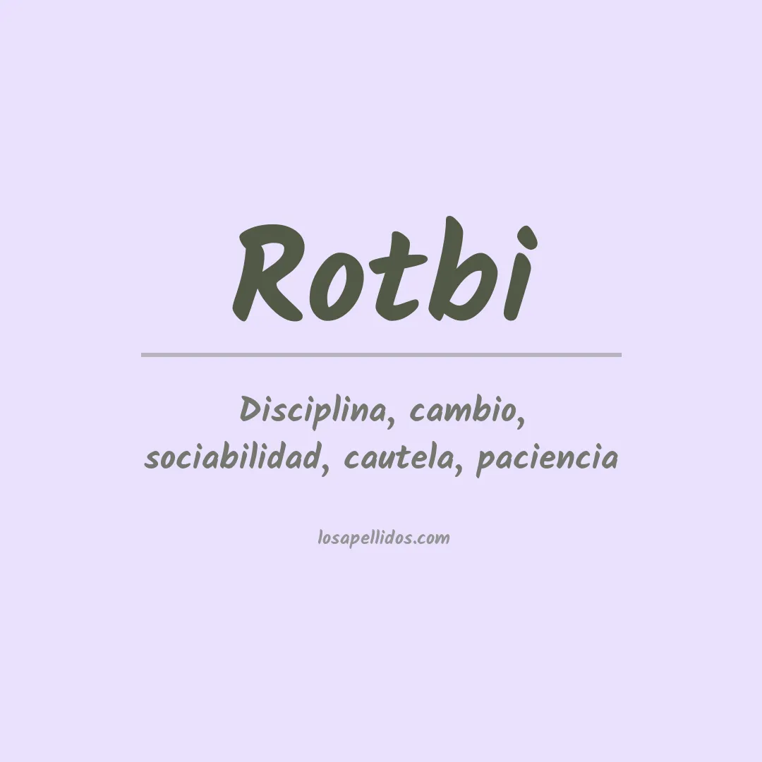 Apellido Rotbi
