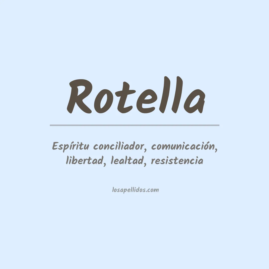Apellido Rotella