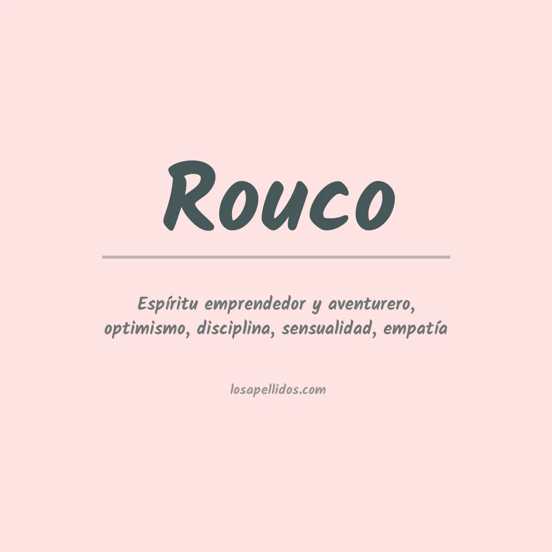 Apellido Rouco