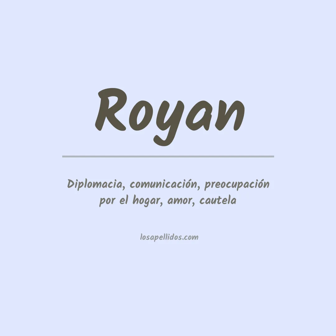 Apellido Royan