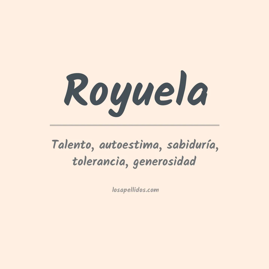 Apellido Royuela