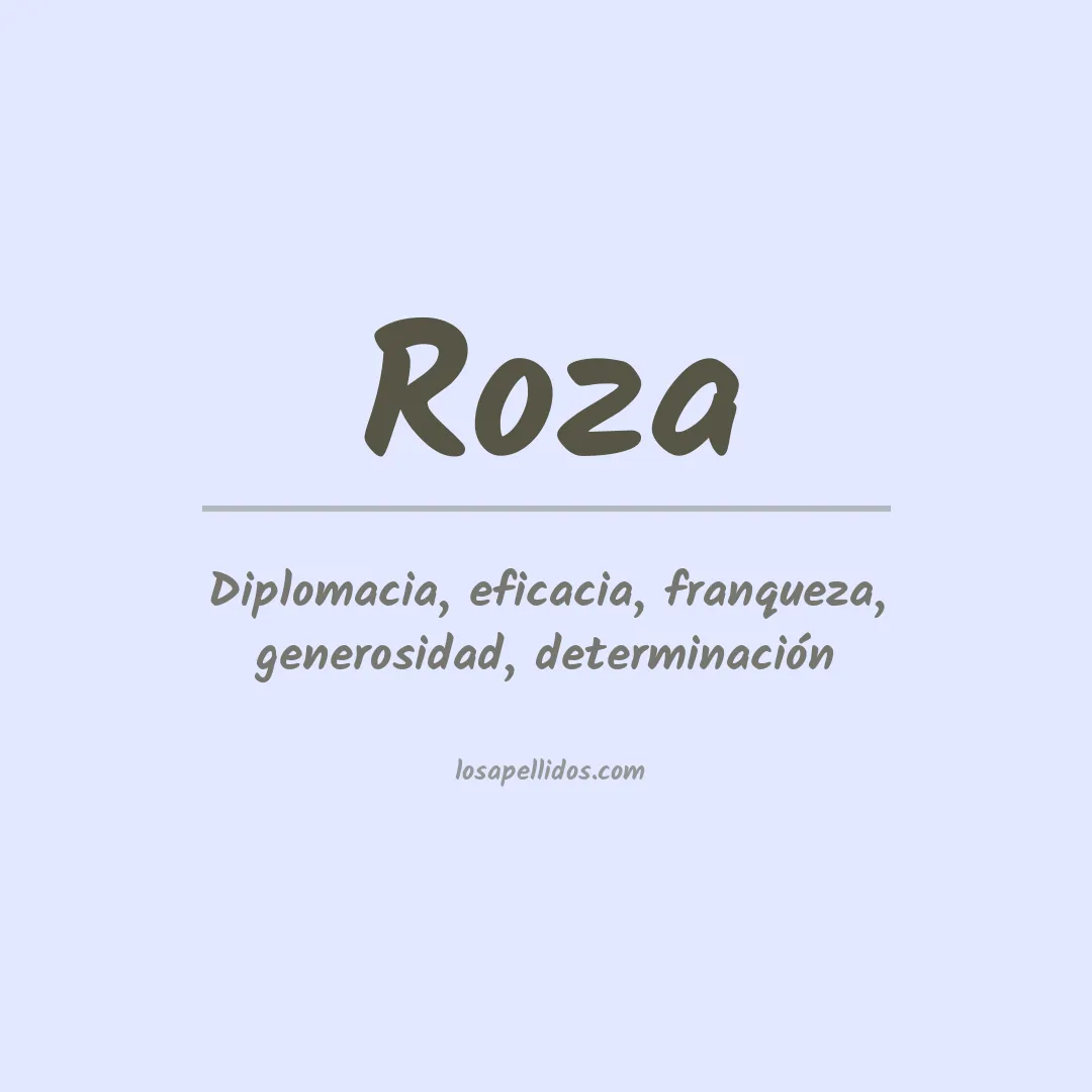 Apellido Roza