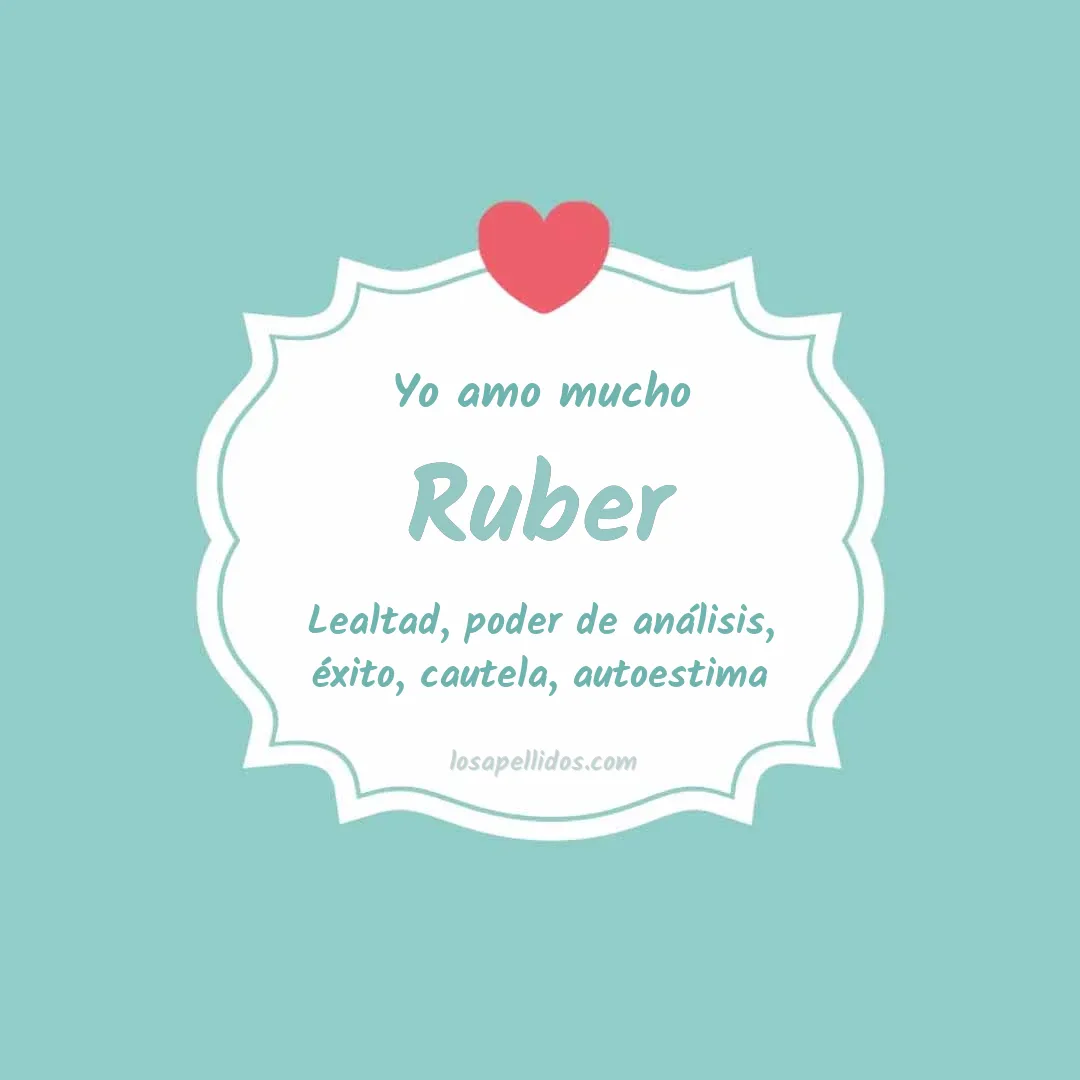 Yo amo mucho Ruber