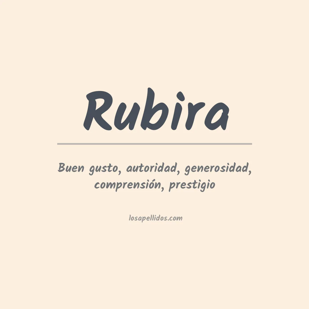 Apellido Rubira