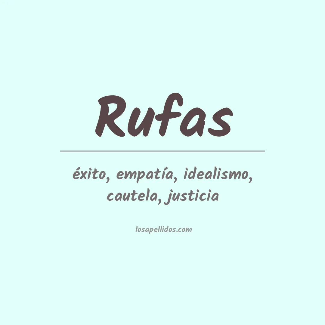 Apellido Rufas