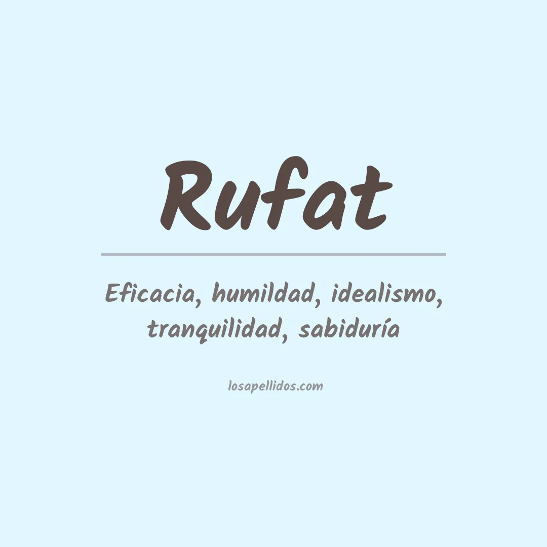 Apellido Rufat