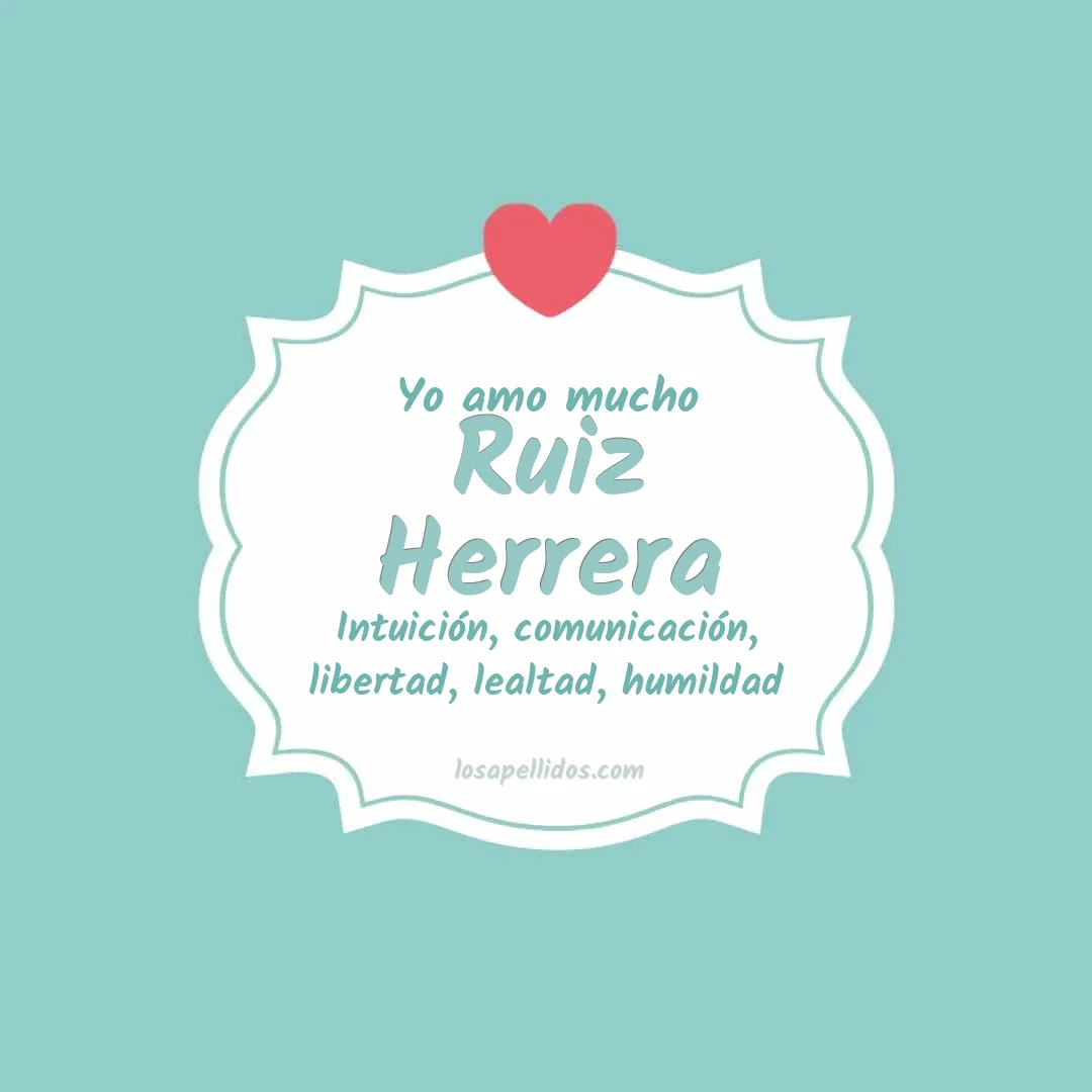 Yo amo mucho Ruiz herrera