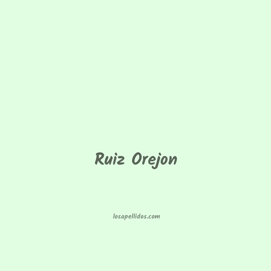 Ruiz orejon en chino