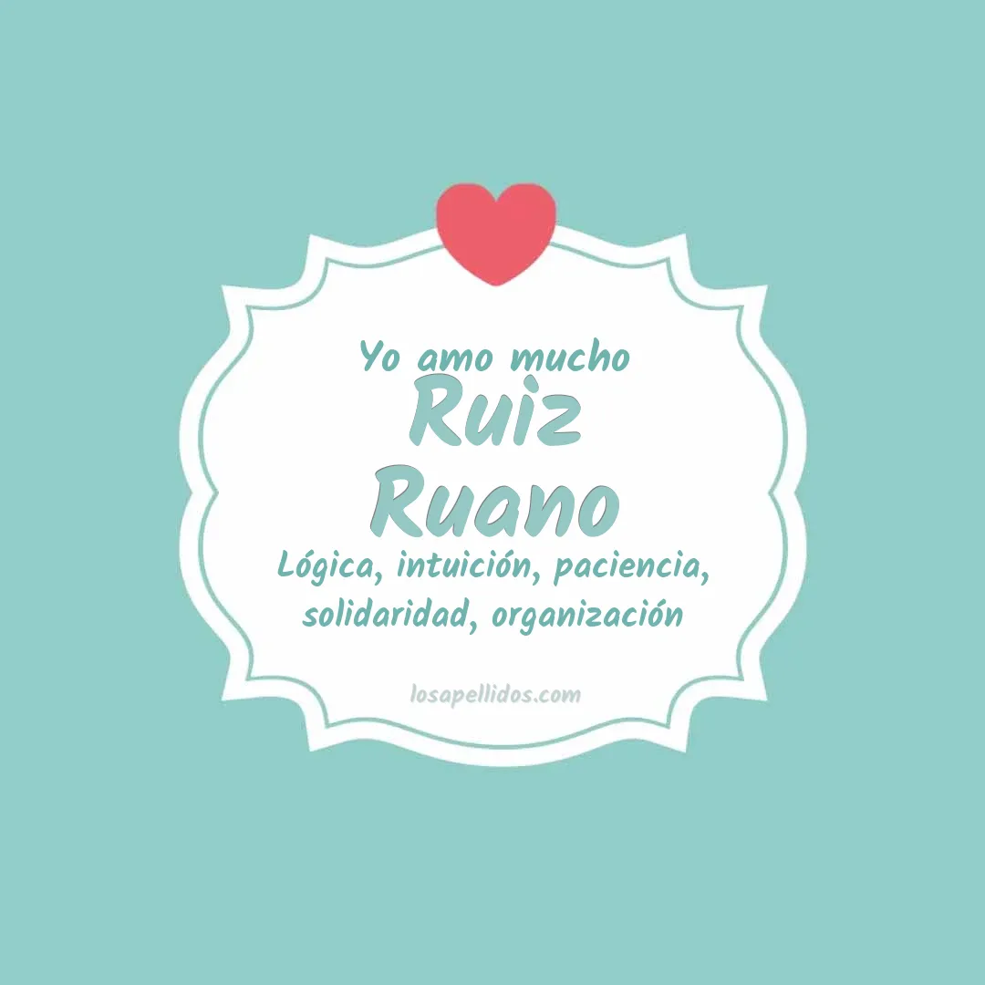 Yo amo mucho Ruiz ruano