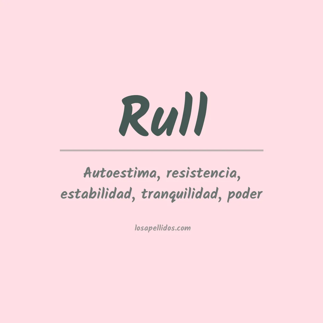 Apellido Rull
