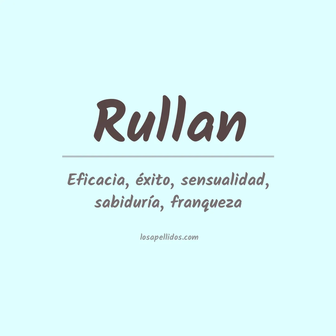 Apellido Rullan