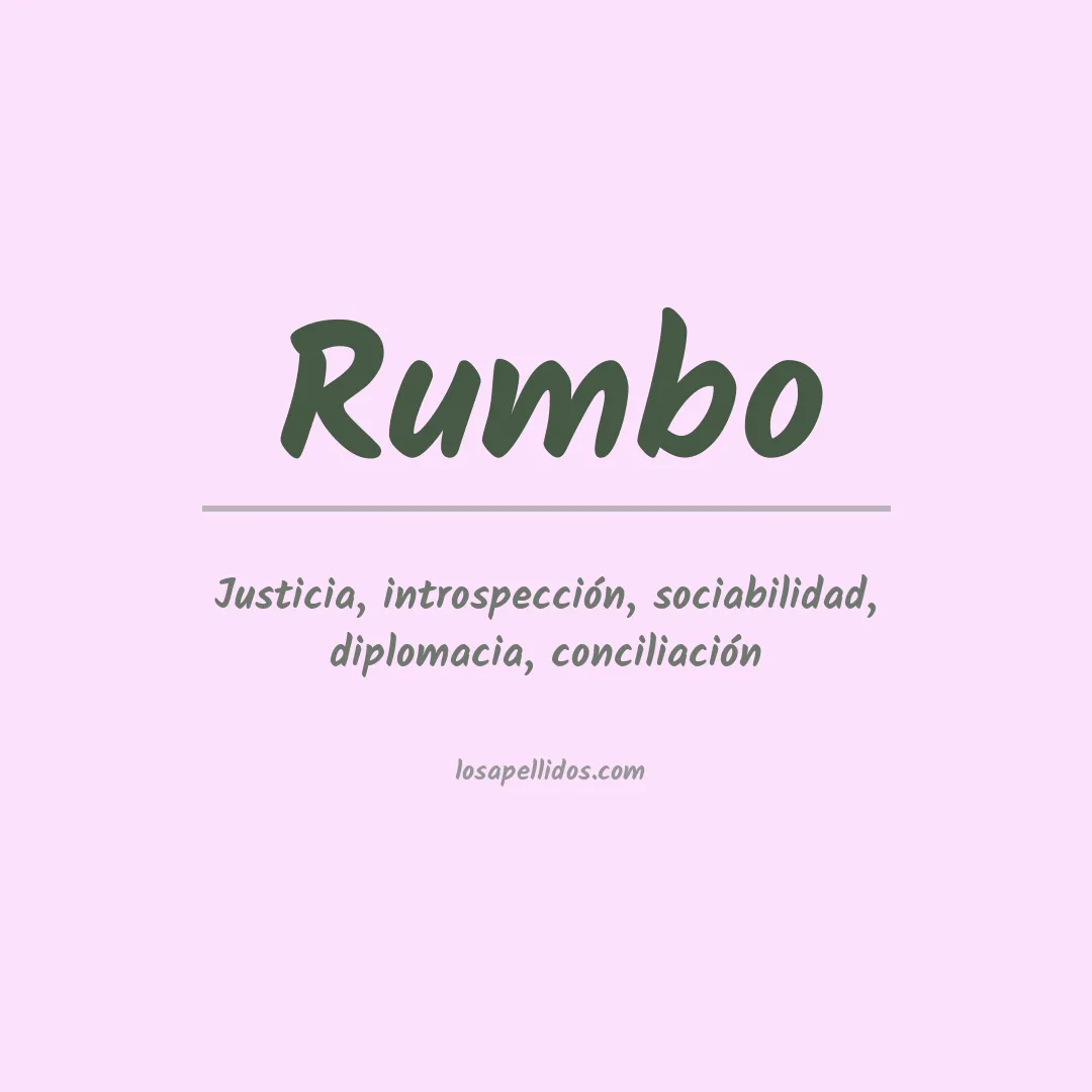 Apellido Rumbo