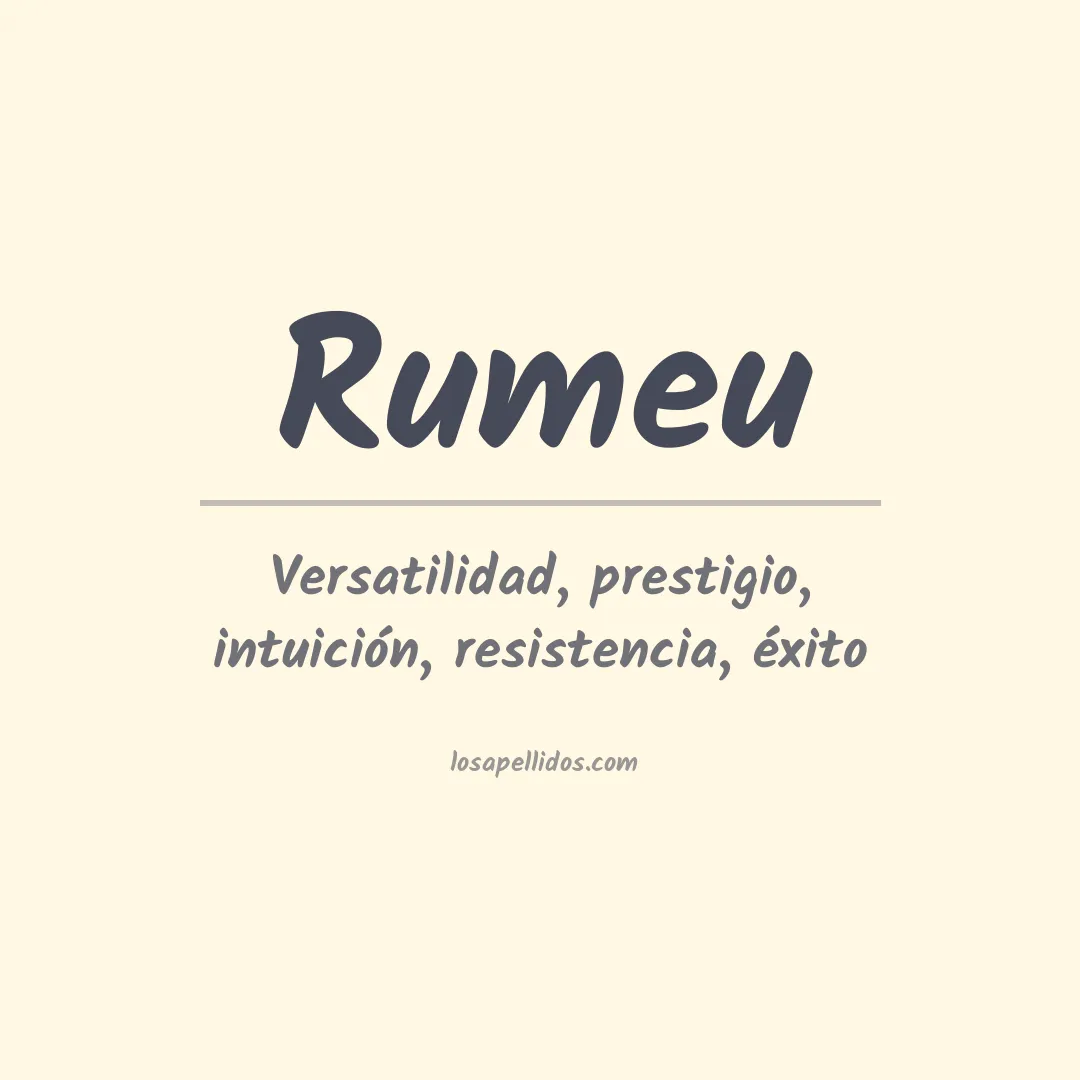 Apellido Rumeu