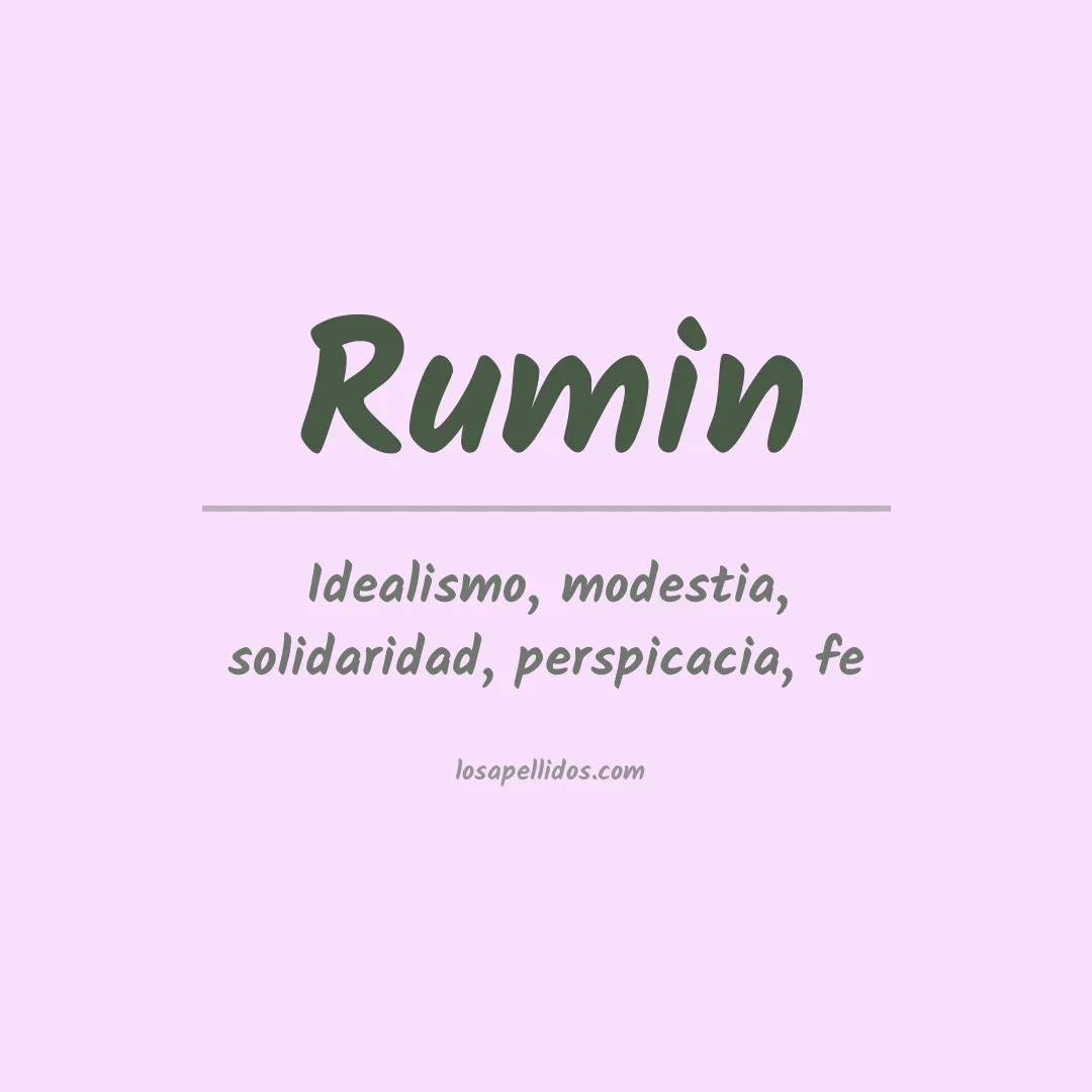Apellido Rumin