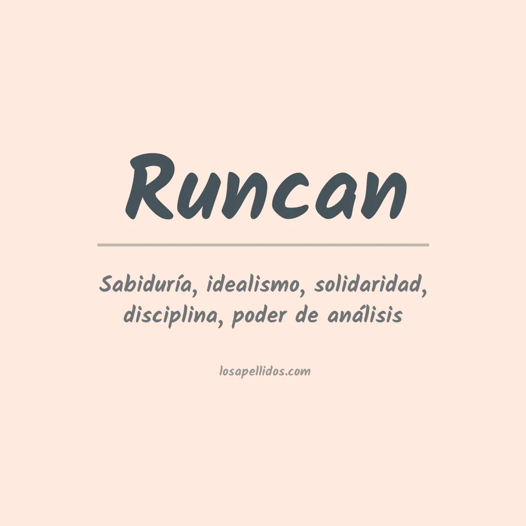 Apellido Runcan