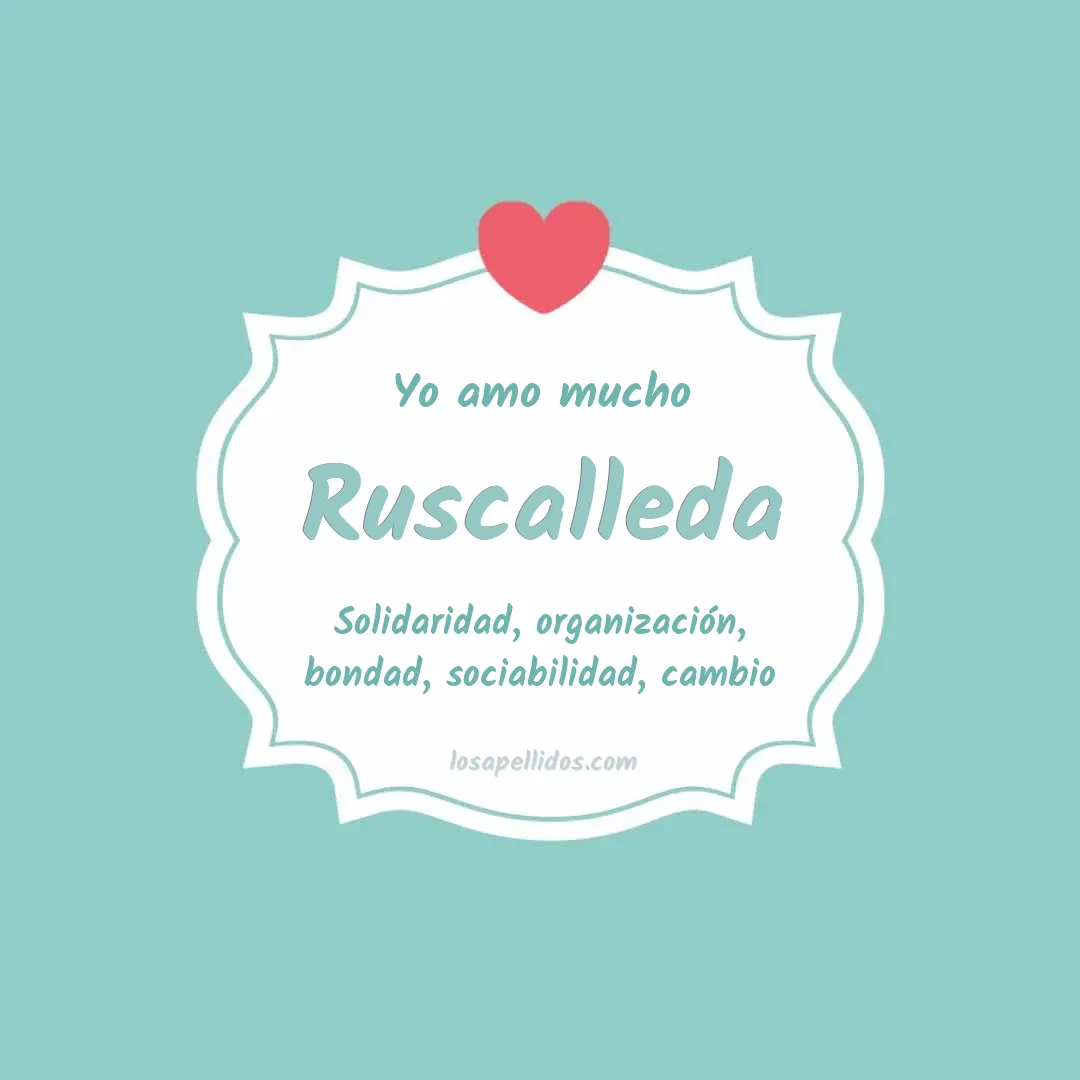 Yo amo mucho Ruscalleda