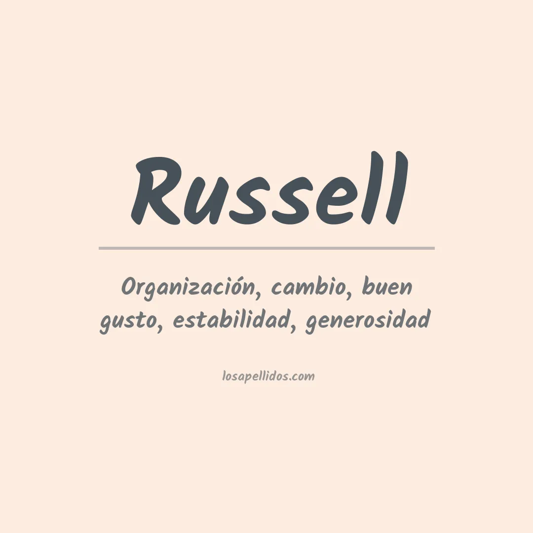 Apellido Russell